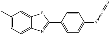 2-(4-ISOTHIOCYANATO-PHENYL)-6-METHYL-BENZOTHIAZOLE 结构式