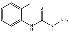4-(2-氟苯基)-3-胺基硫脲 结构式