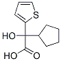 alpha-cyclopentyl-alpha-2-thienylglycollic acid  结构式