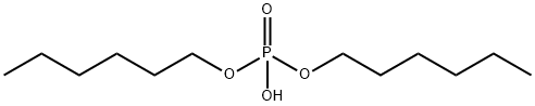 dihexyl hydrogen phosphate  结构式