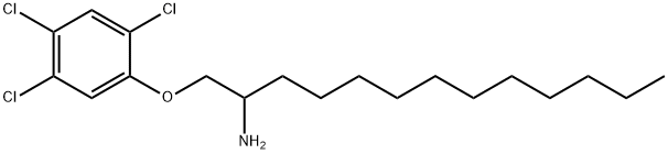 2-Aminotridecane-2,4,5-trichlorophenolate 结构式