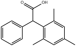 2-phenyl-2-(2,4,6-trimethylphenyl)acetic acid 结构式