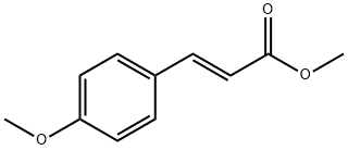 (E)-4-甲氧基肉桂酸甲酯 结构式