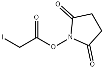碘乙酸 N-羟基琥珀酰亚胺酯 结构式