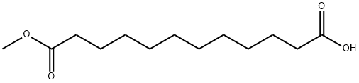 十二烷二酸单甲酯 结构式