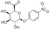 P-NITROPHENYL BETA-D-GALACTOPYRANOSIDURONIC ACID 结构式