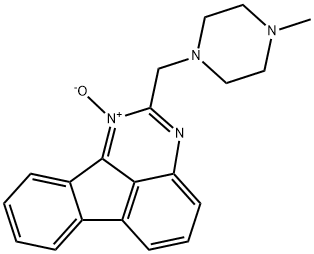 2-[(4-Methyl-1-piperazinyl)methyl]indeno[1,2,3-de]quinazoline 1-oxide 结构式