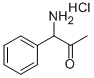 1-氨基-1-苯基丙酮盐酸盐 结构式