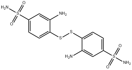 4,4'-Dithiobis(3-aminobenzenesulfonamide) 结构式