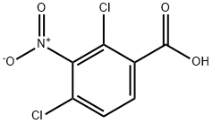 2,4-二氯-3-硝基苯甲酸 结构式