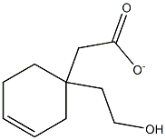 2-(3-cyclohexene-1-yl)ethyl acetate 结构式