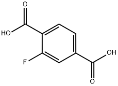 2-氟对苯二甲酸 结构式