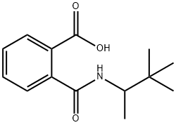 2-(1,2,2-三甲基丙基氨基甲酰基)安息香酸 结构式