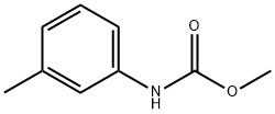 N(3-甲基苯基)氨基甲酸甲酯 结构式
