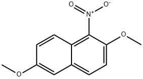 1-Nitro-2,6-dimethoxynaphthalene 结构式