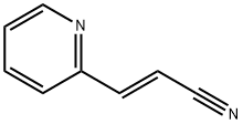 (E)-3-(吡啶-2-基)丙烯腈 结构式