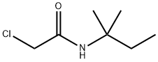 2-氯-N-(2-甲基丁-2-基)乙酰胺 结构式