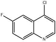 4-氯-6-氟喹啉 结构式