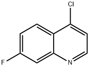 4-氯-7-氟喹啉 结构式