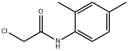 乙酰胺,2-氯-N-(2,4-二甲基苯基)- 结构式