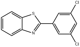 2-(3,5-Dichloro-phenyl)-benzothiazole 结构式