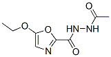 2-Oxazolecarboxylicacid,5-ethoxy-,2-acetylhydrazide(9CI) 结构式