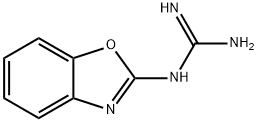 N-1,3-苯并噁唑-2-胍 结构式