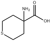 4-氨基四氢噻喃-4-甲酸 结构式