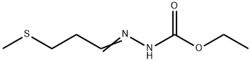 Hydrazinecarboxylic  acid,  [3-(methylthio)propylidene]-,  ethyl  ester  (9CI) 结构式