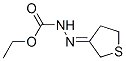 Hydrazinecarboxylic  acid,  (dihydro-3(2H)-thienylidene)-,  ethyl  ester  (9CI) 结构式