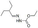 Hydrazinecarboxylic  acid,  (2-ethylbutylidene)-,  ethyl  ester  (9CI) 结构式