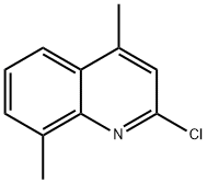 2-氯-4,8-二甲基喹啉 结构式