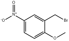 2-溴甲基-4-硝基苯甲醚 结构式