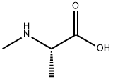N-甲基-L-丙氨酸 结构式