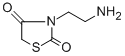 3-(2-AMINOETHYL)-1,3-THIAZOLIDINE-2,4-DIONE HYDROCHLORIDE 结构式