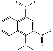 1-(Dimethylamino)-2,4-dinitronaphthalene 结构式