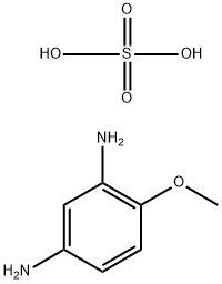 2,4-二氨基苯甲醚硫酸盐 结构式