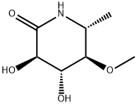 2-Piperidinone,3,4-dihydroxy-5-methoxy-6-methyl-,(3R,4R,5R,6R)-(9CI) 结构式