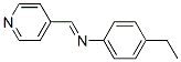 Benzenamine, 4-ethyl-N-(4-pyridinylmethylene)- (9CI) 结构式