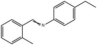 Benzenamine, 4-ethyl-N-[(2-methylphenyl)methylene]- (9CI) 结构式