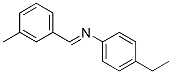 Benzenamine, 4-ethyl-N-[(3-methylphenyl)methylene]- (9CI) 结构式