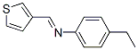 Benzenamine, 4-ethyl-N-(3-thienylmethylene)- (9CI) 结构式