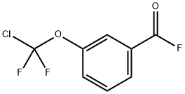 3-(CHLORO-DIFLUORO-METHOXY)-BENZOYL FLUORIDE 结构式