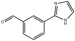 3-(1H-咪唑-2-基)苯甲醛 结构式