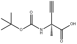 (S)-2-((叔丁氧基羰基)氨基)-2-甲基丁-3-壬酸 结构式