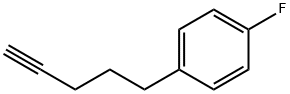 Benzene, 1-fluoro-4-(4-pentynyl)- (9CI) 结构式