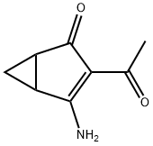 Bicyclo[3.1.0]hex-3-en-2-one, 3-acetyl-4-amino- (9CI) 结构式