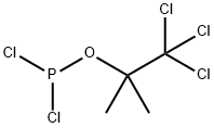 2,2,2-三氯-1,1-二甲基乙基亚磷酰二氯 结构式