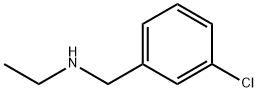 N-(3-氯苄基)乙胺 结构式