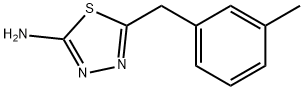 5-(3-甲基苄基)-1,3,4-噻二唑-2-胺 结构式